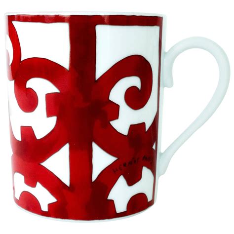 HERMES Porcelain Balcon du Guadalquivir Mug 